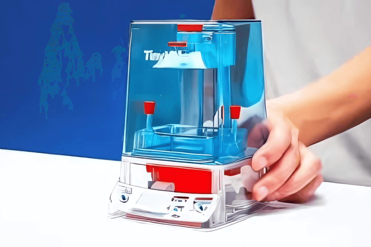 TinyMaker 3D Printer-Palm-sized, open-source 3D printer consumergifts